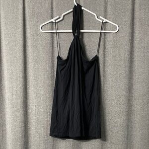 Express Black Halter Top